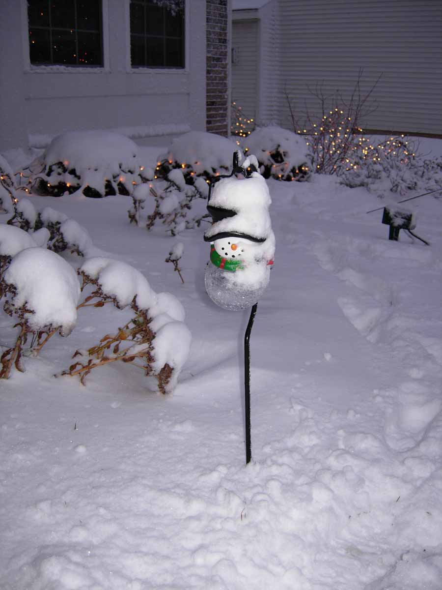 Snowman Post